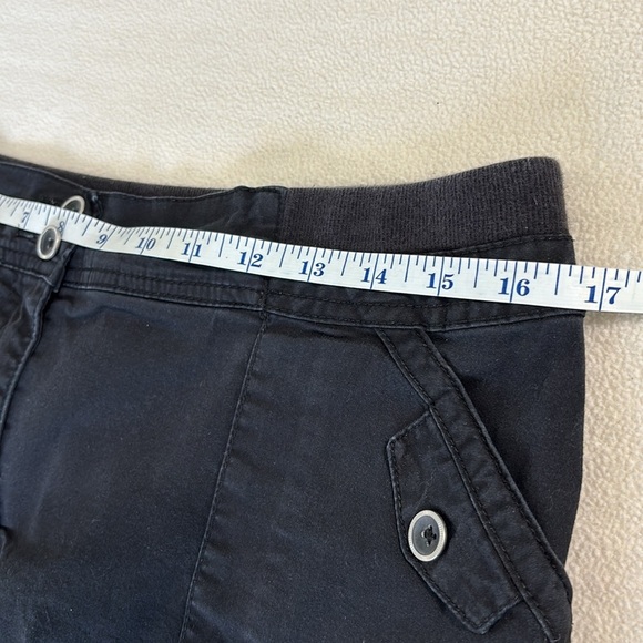 Karen Scott Cotton Blend Short Black Skort Size 10 - Picture 5 of 10